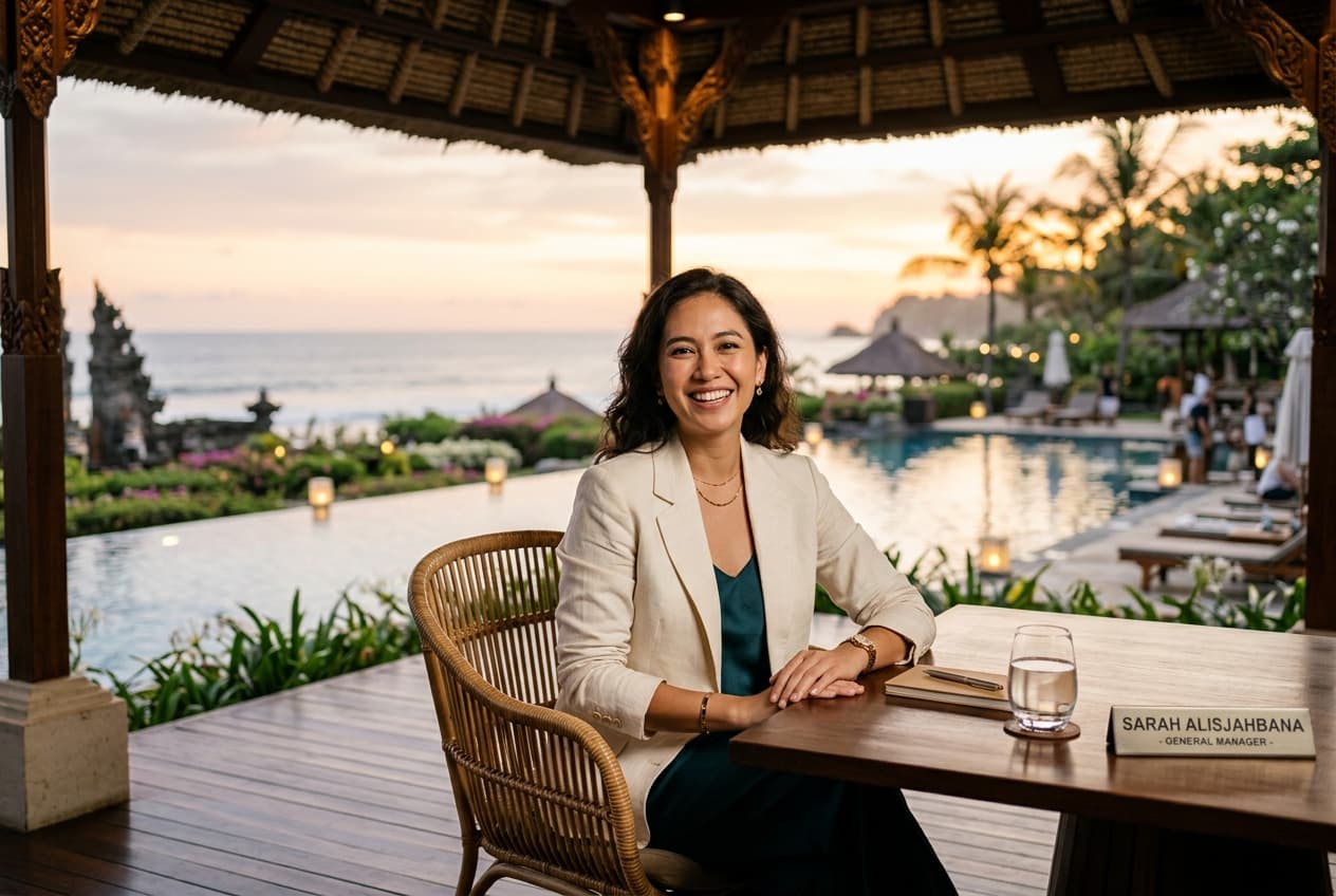 Sarah Alisjahbana, General Manager di Uluwatu Cliffside Retreat